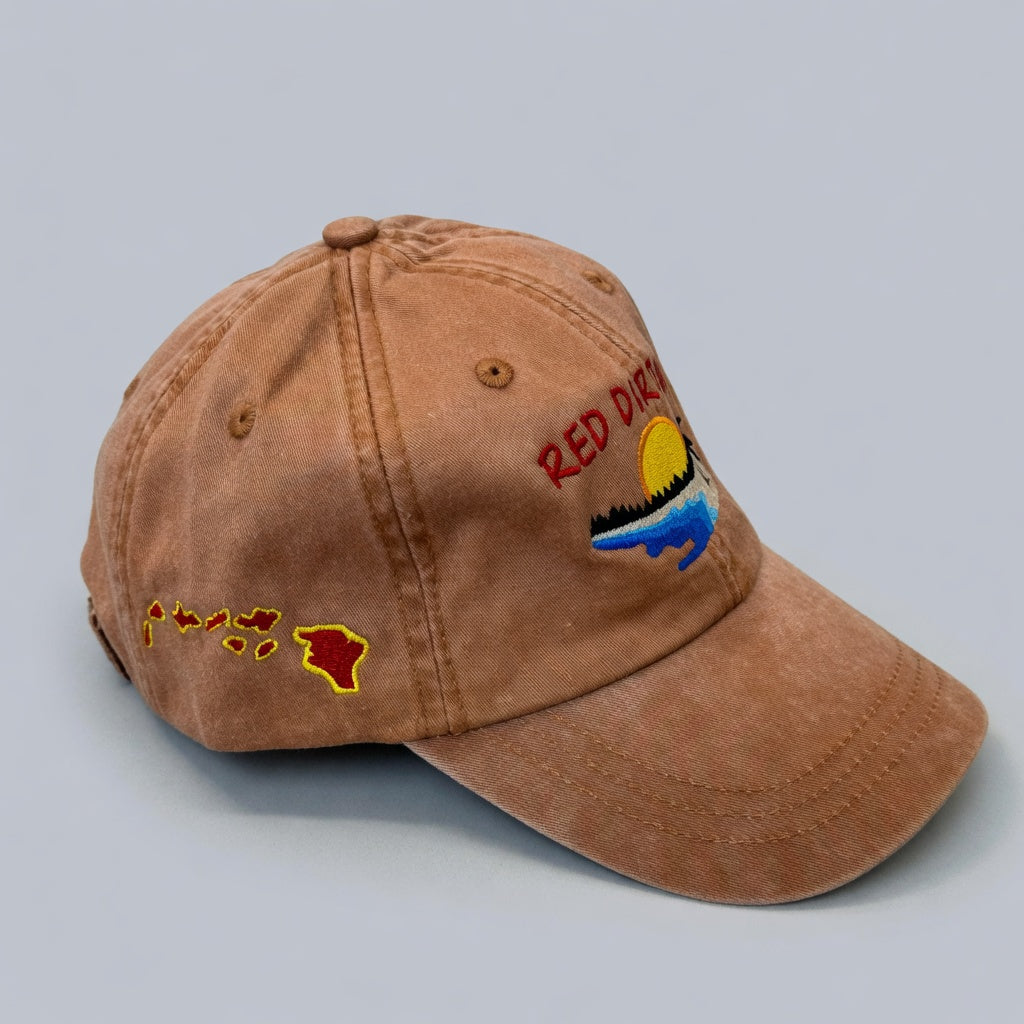 Beach Scene Hat - Red Dirt Maui