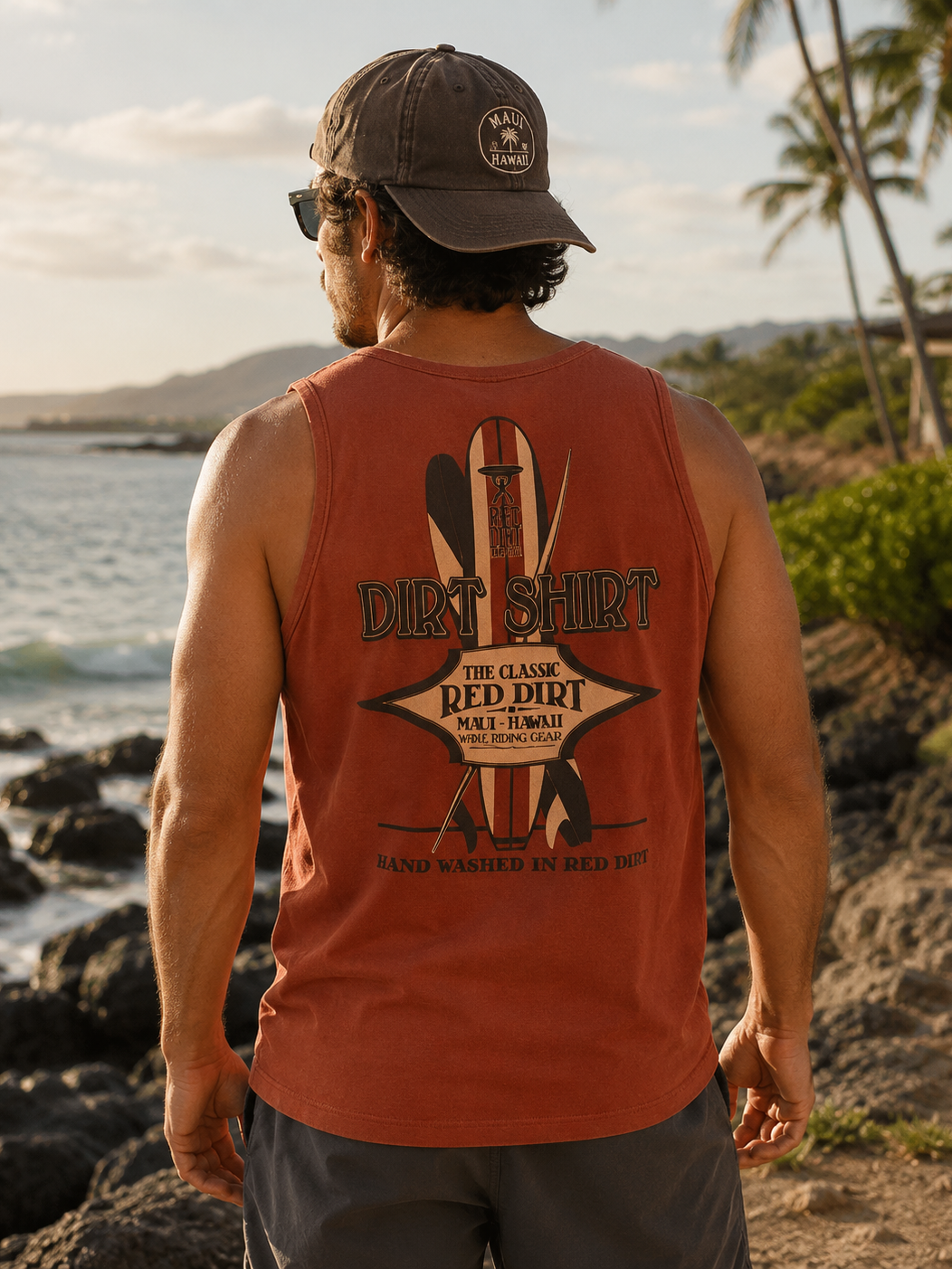 Diamond Longboard Tank - Red Dirt Maui