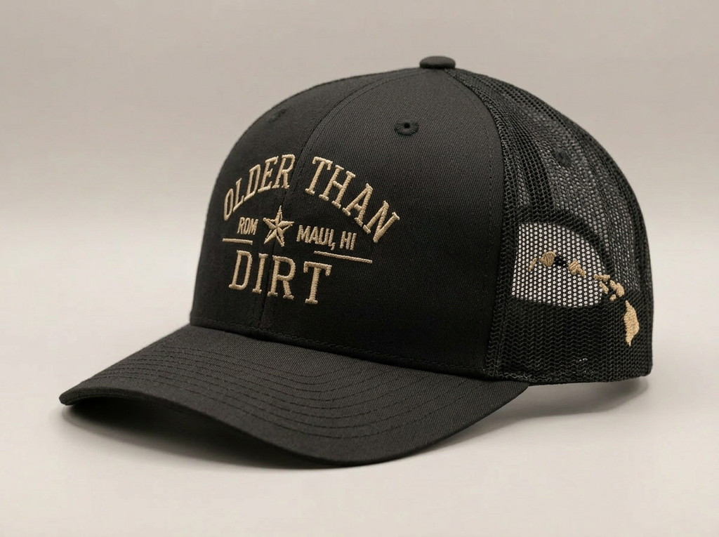 Older Than Dirt Heritage Trucker - Red Dirt Maui