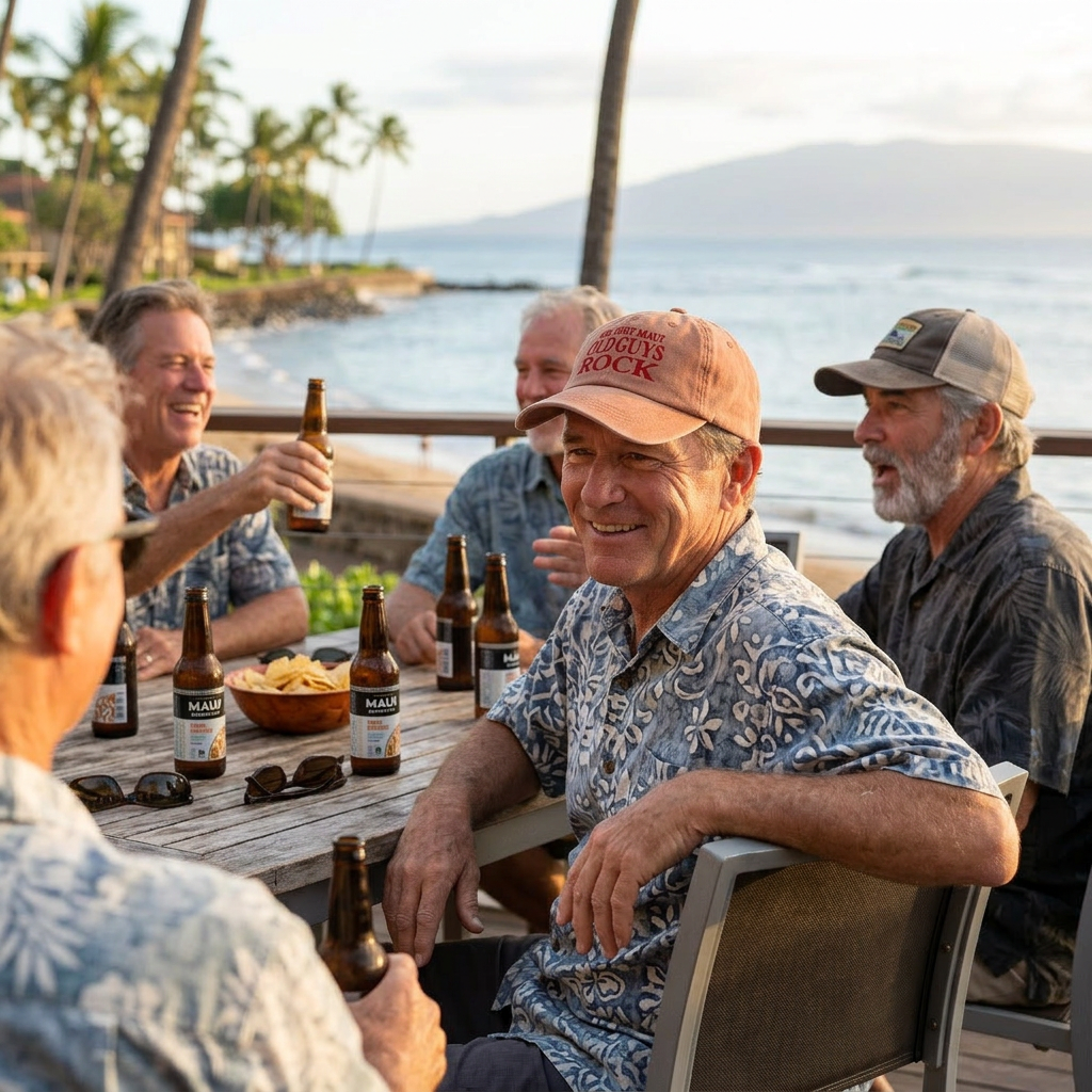 Old Guys Rock Hat - Red Dirt Maui
