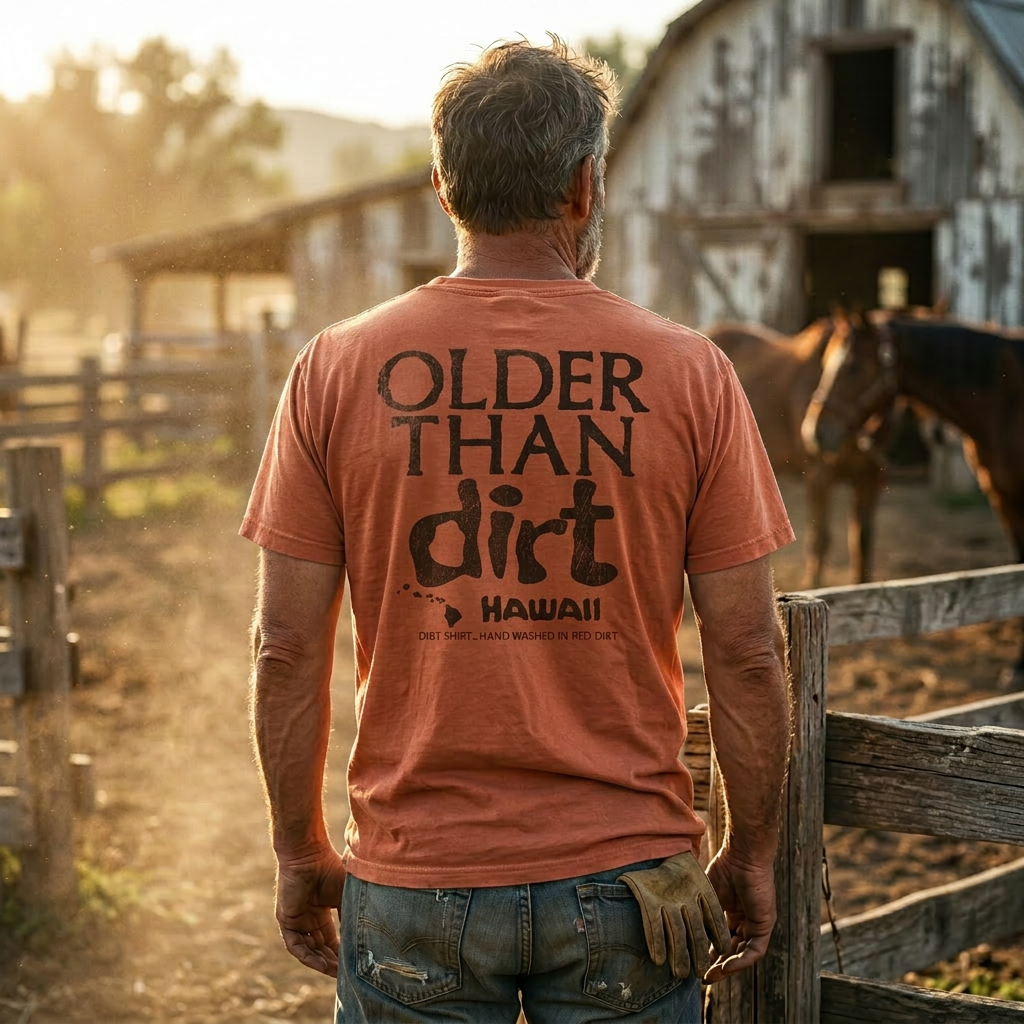 Older than Dirt - Red Dirt Maui