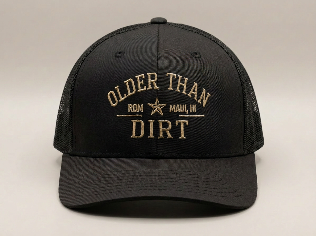 Older Than Dirt Heritage Trucker - Red Dirt Maui