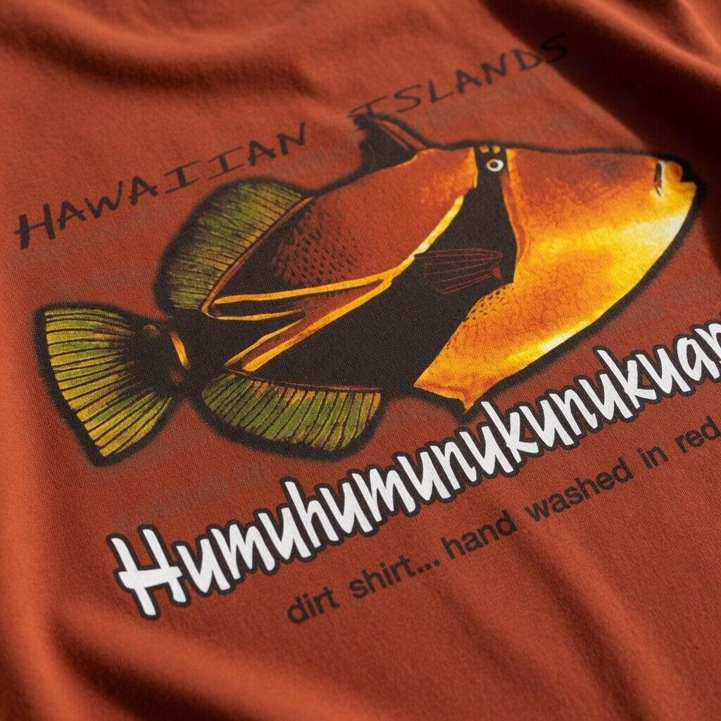 Tapa Humu - Vintage Style Maui Tee