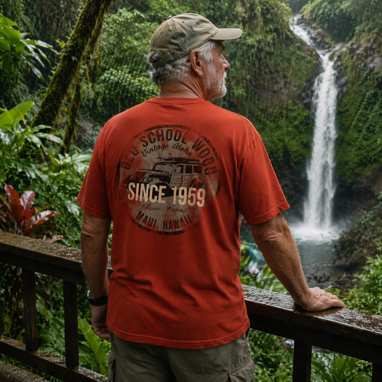 Old School Wood - Red Dirt Maui