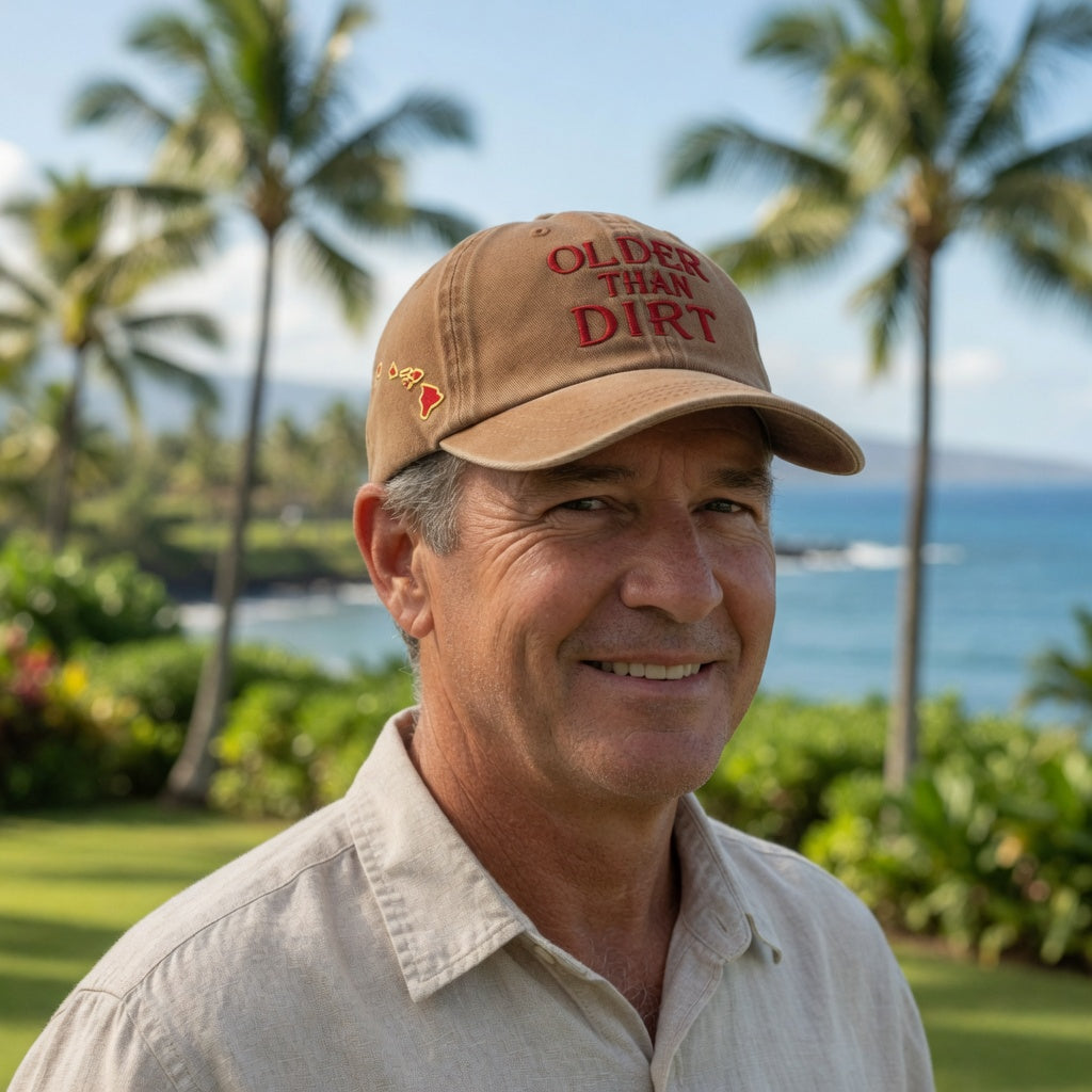 Older than Dirt Hat - Red Dirt Maui