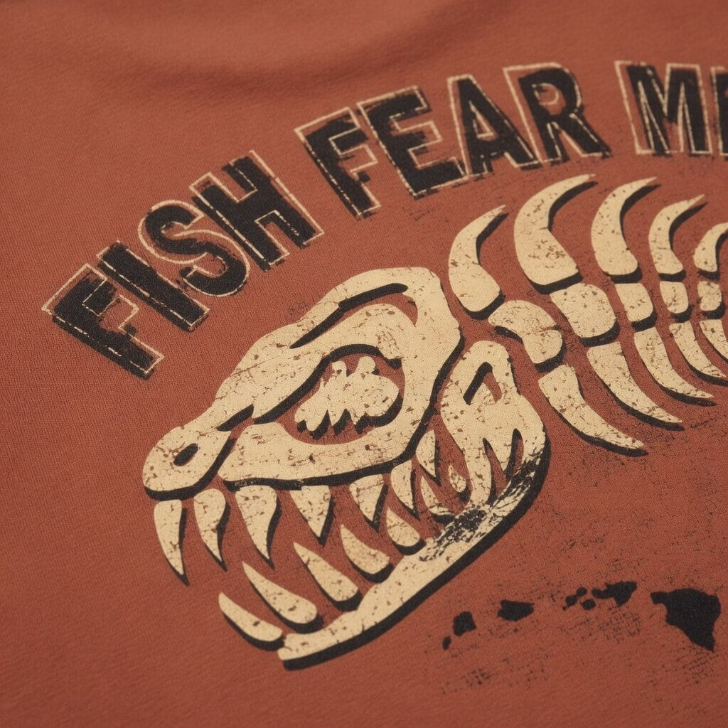 Fish Fear Me - Vintage Style Maui Tee
