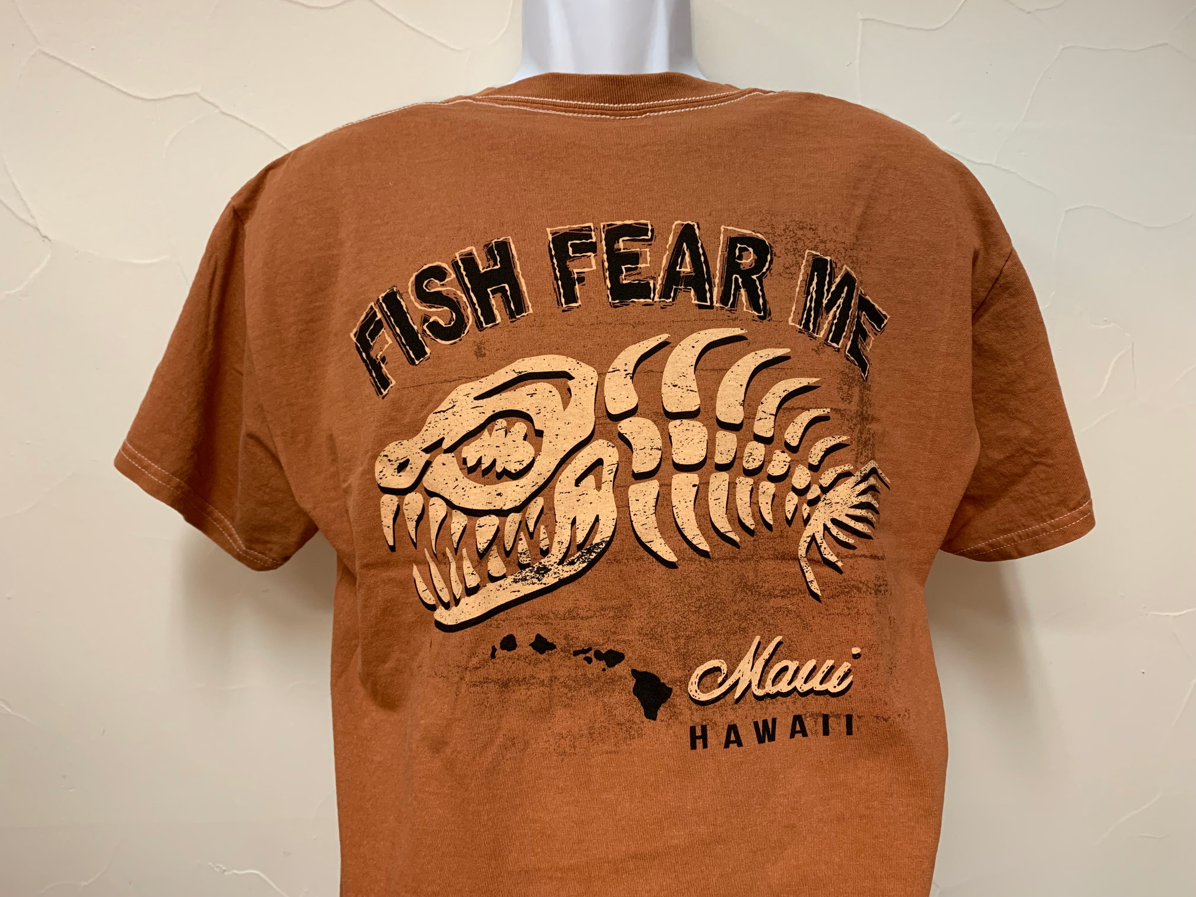 Fish Fear Me Original Dirt Shirt Medium